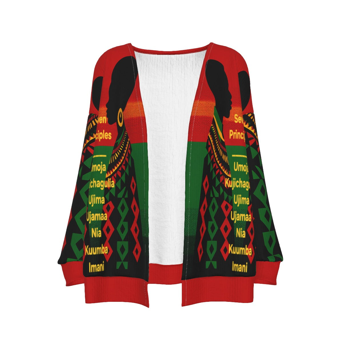 KG Fit Kwanzaa Women's Knitted Cardigan