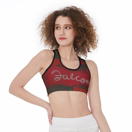 KG Fit Women's Sports Bra with Raceback Design - Breathable Microfiber Fabric, Extra Support for Active Lifestyle