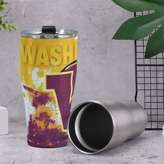 KG Fit Washington Commanders 30oz Stainless Steel Tumbler - Insulated NFL Fan Mug with Custom Print