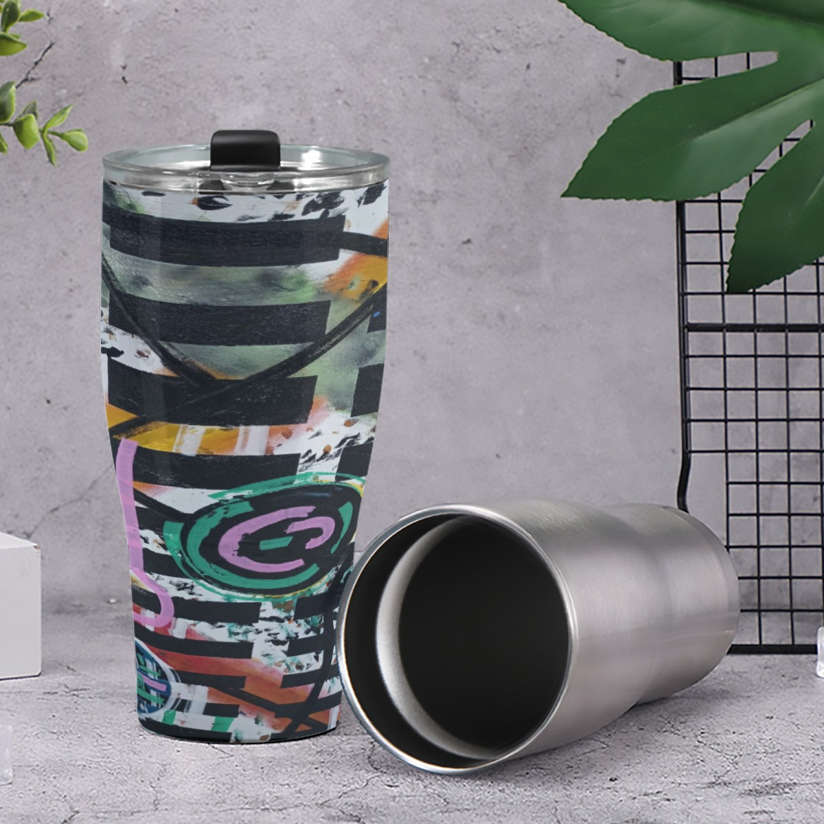Social Media 2 Cone Tumbler 30oz