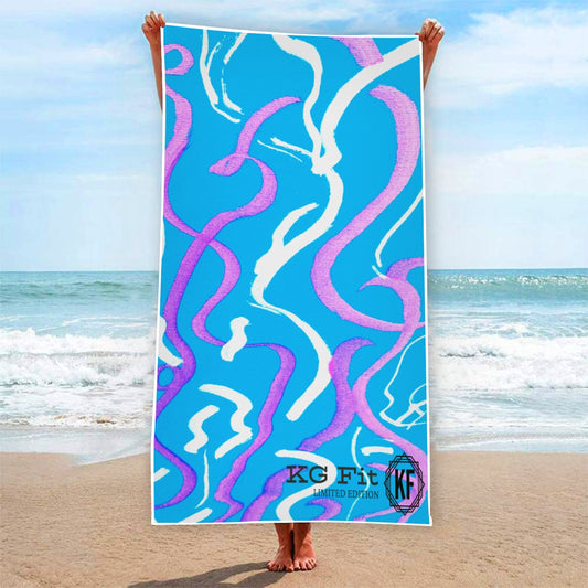 Melancholy Rectangular Beach Towel Single-Side