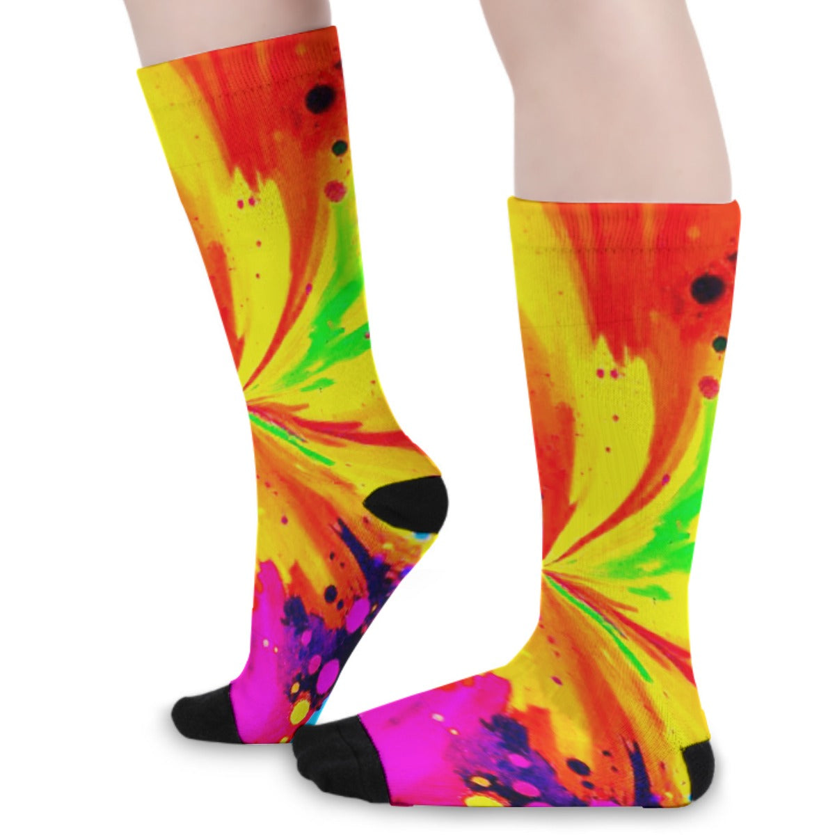 Psychedelic Long Socks