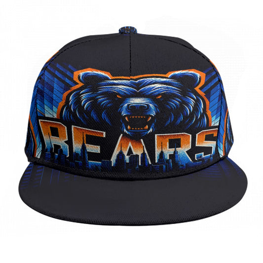 Chicago Bears Baseball Cap with Flat Brim