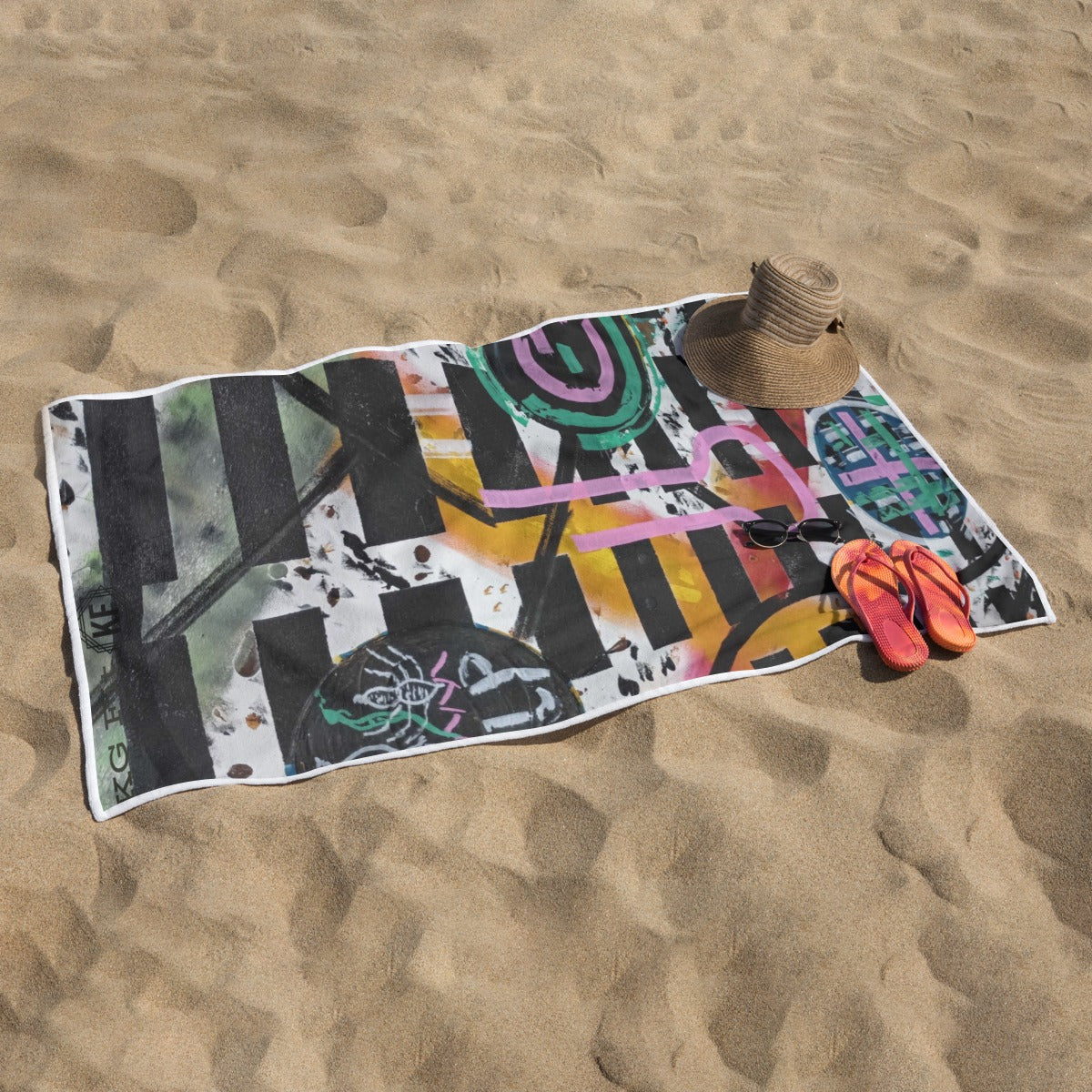 Social Media 2 Beach Towel