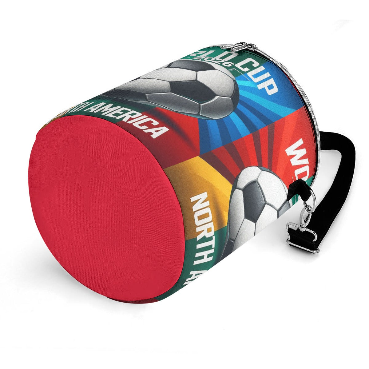 World Cup Atlanta - Soccer Ball Insulated Cylinder Cooler Bag