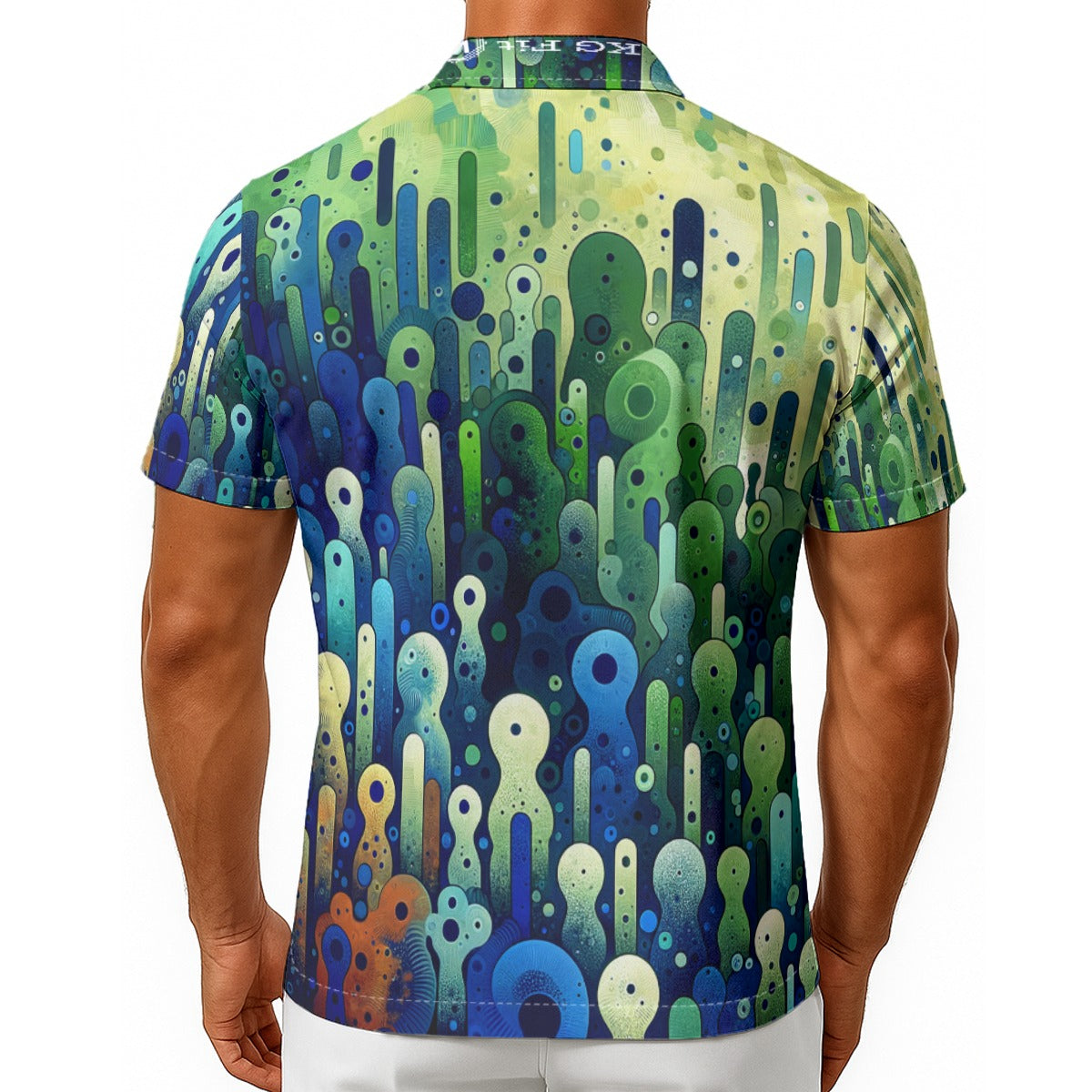 Funky Men's Hawaiian Shirt with Button Closure