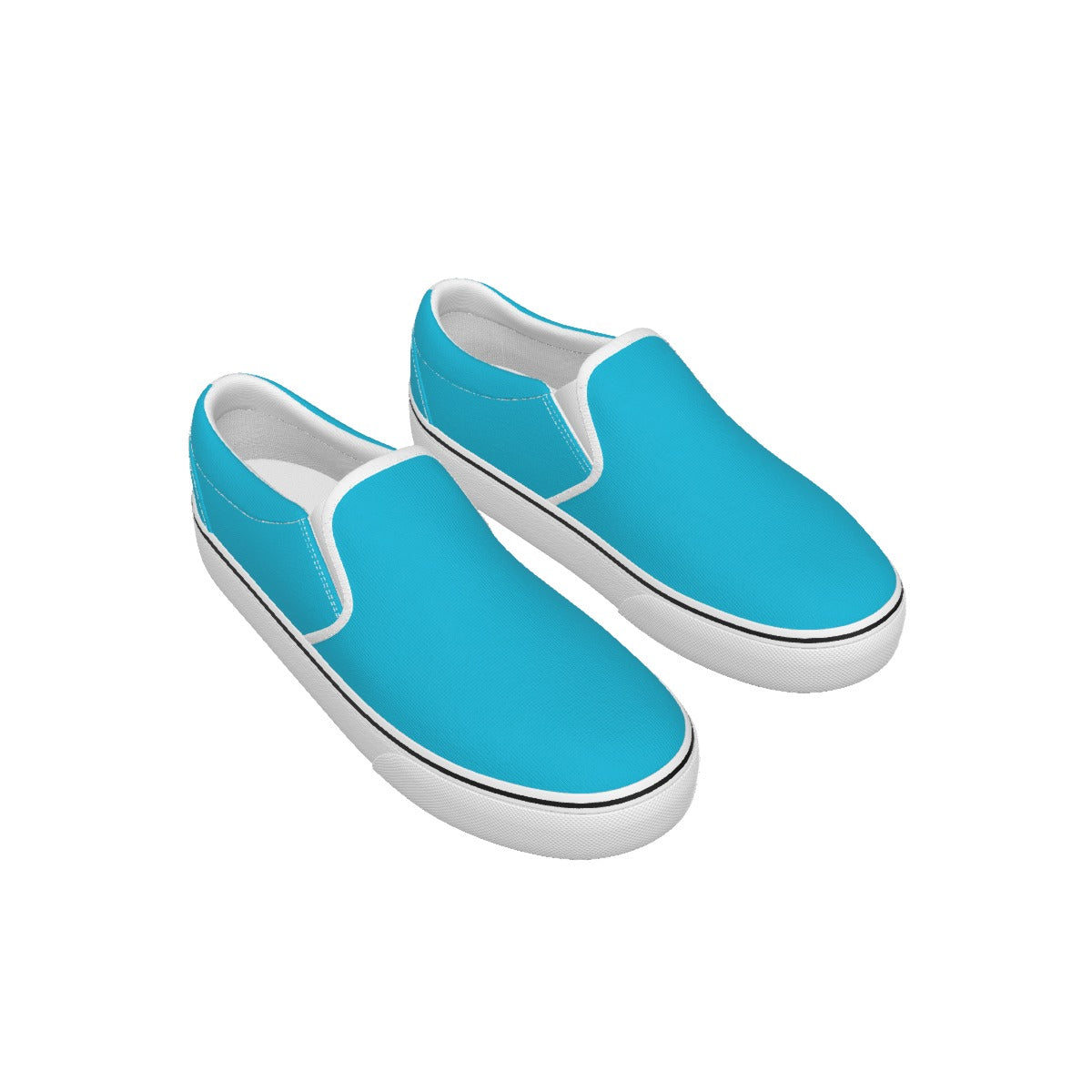 Chambray Rose Poplin Men's Slip on Sneakers