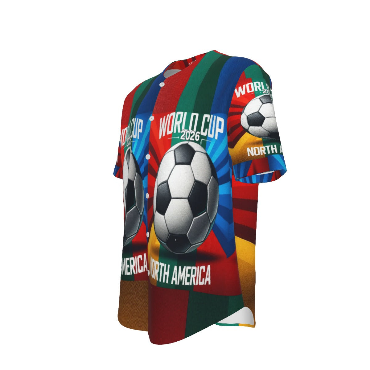 World Cup Atlanta - Soccer Ball Men's Short Sleeve Jersey