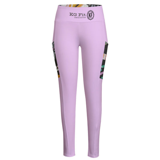 Social Media 2 Women's High Waist Leggings With Side Pocket