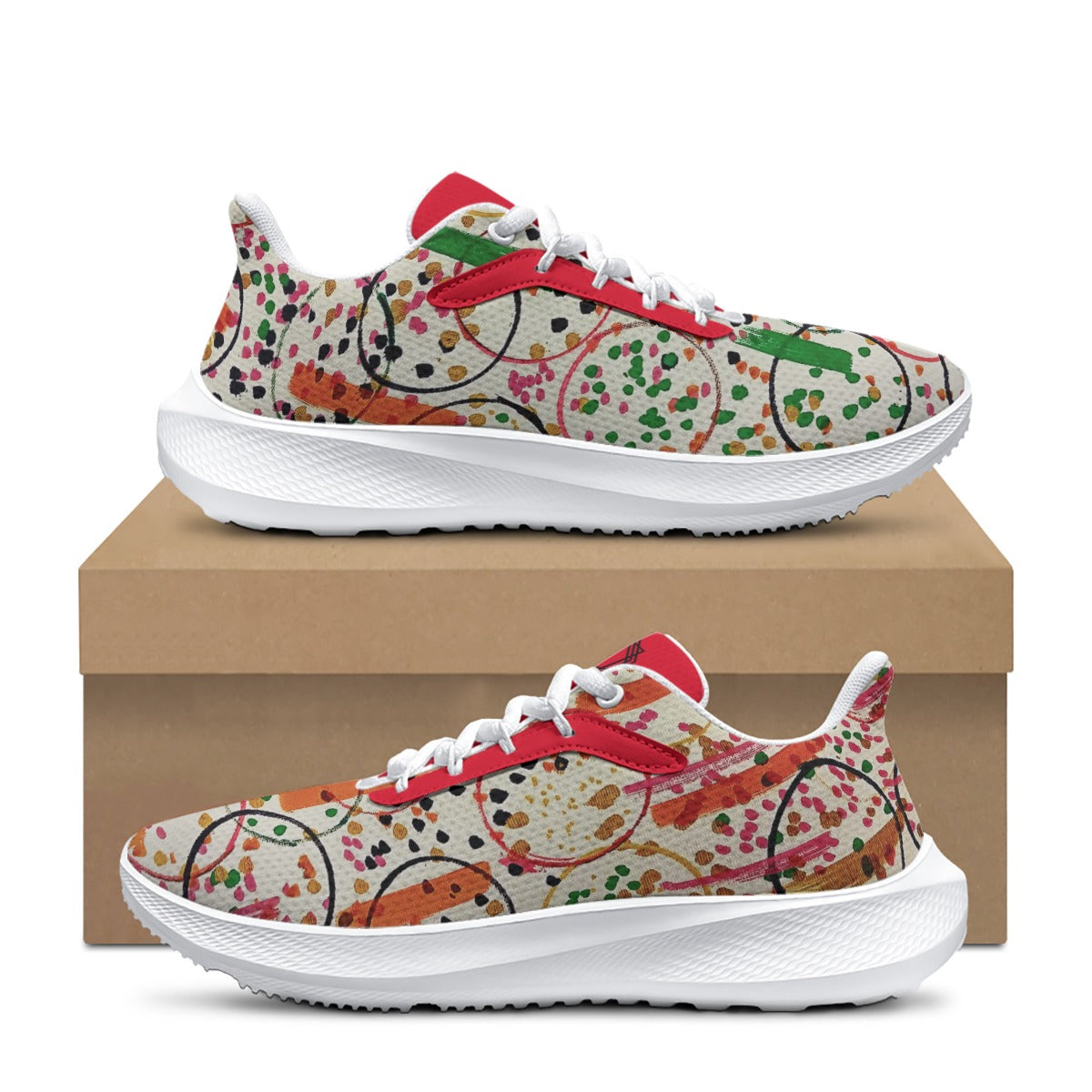 Hyped Printed Tennis Shoes
