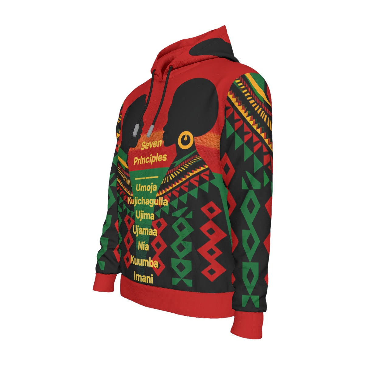 Kwanzaa Men's Thicken Pullover Hoodie
