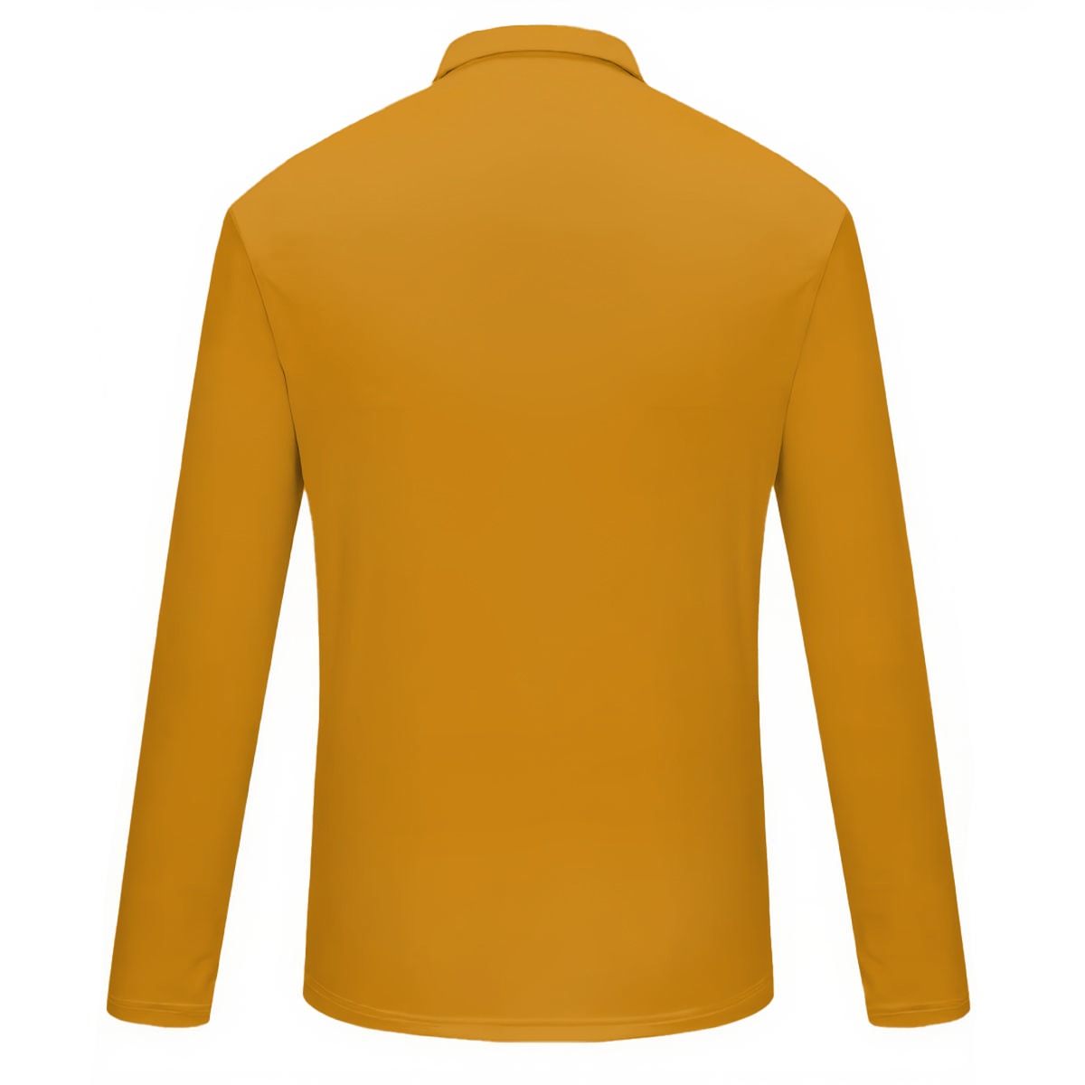 KG Fit Orange Women's Quarter Zip Sport Shirt with Long Sleeve