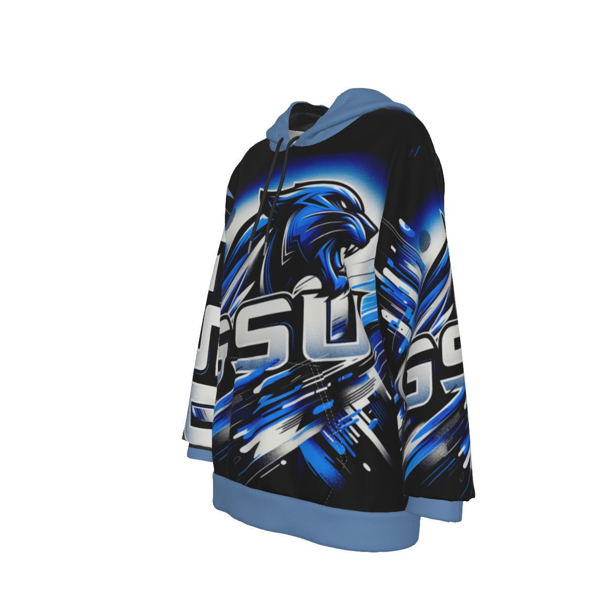 Georgia State Inspired Women's Heavy Fleece Hoodie