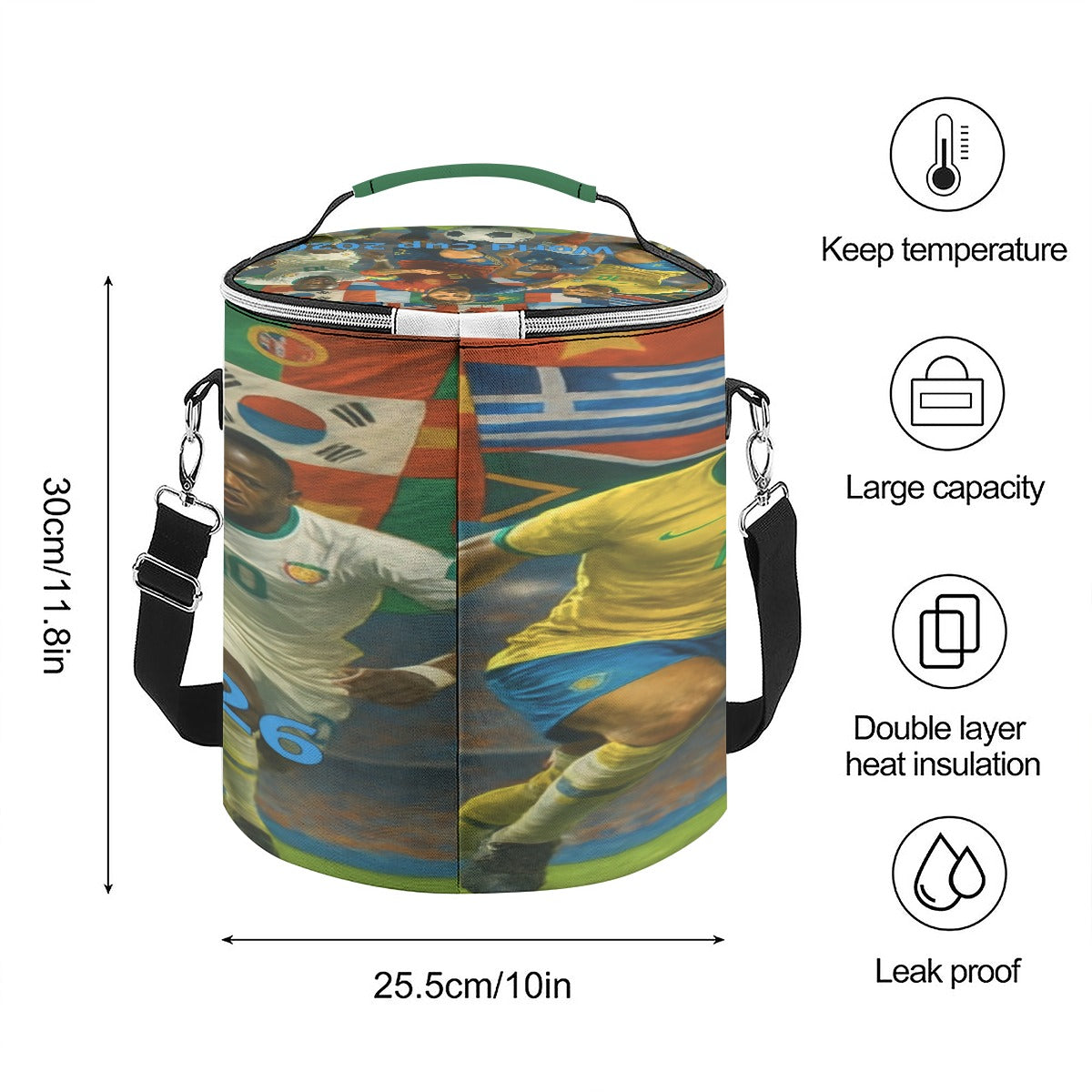 World Cup Atlanta - Players Insulated Cylinder Cooler Bag