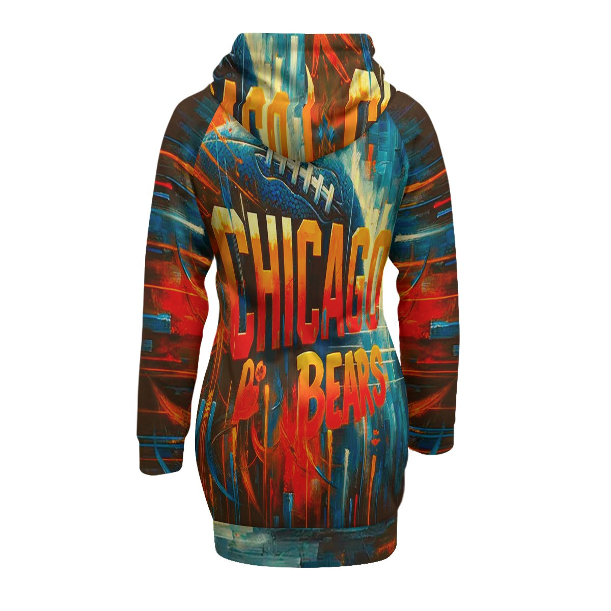 Chicago Bears Women's Pullover Hoodie Dress