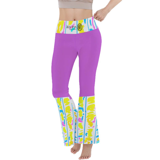 Folksy High-Waisted Yoga Pants