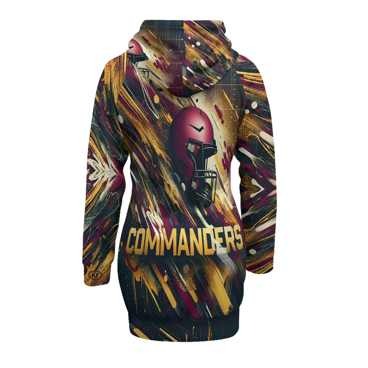 Commanders Pullover Hoodie Dress