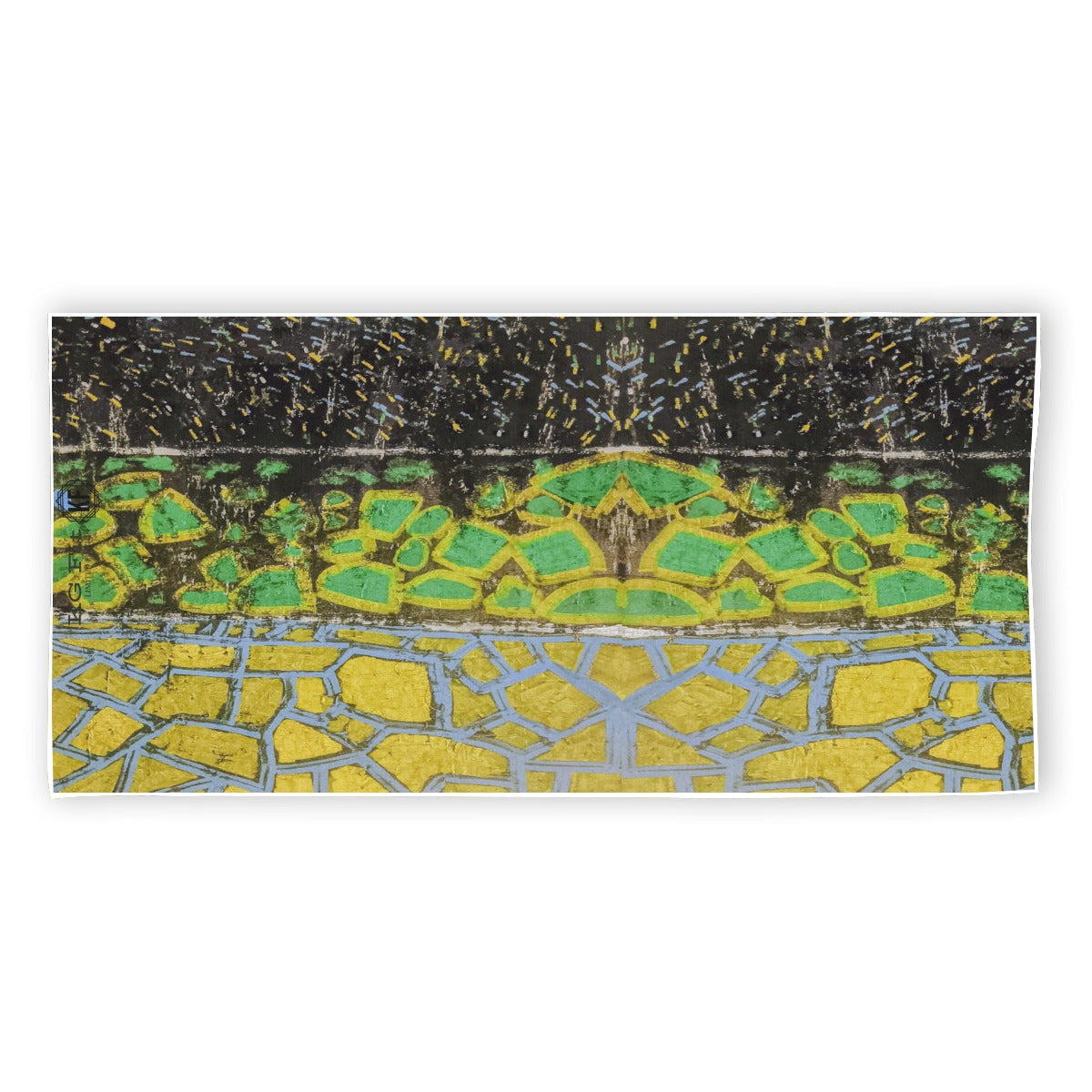 Earth Rectangular Beach Towel