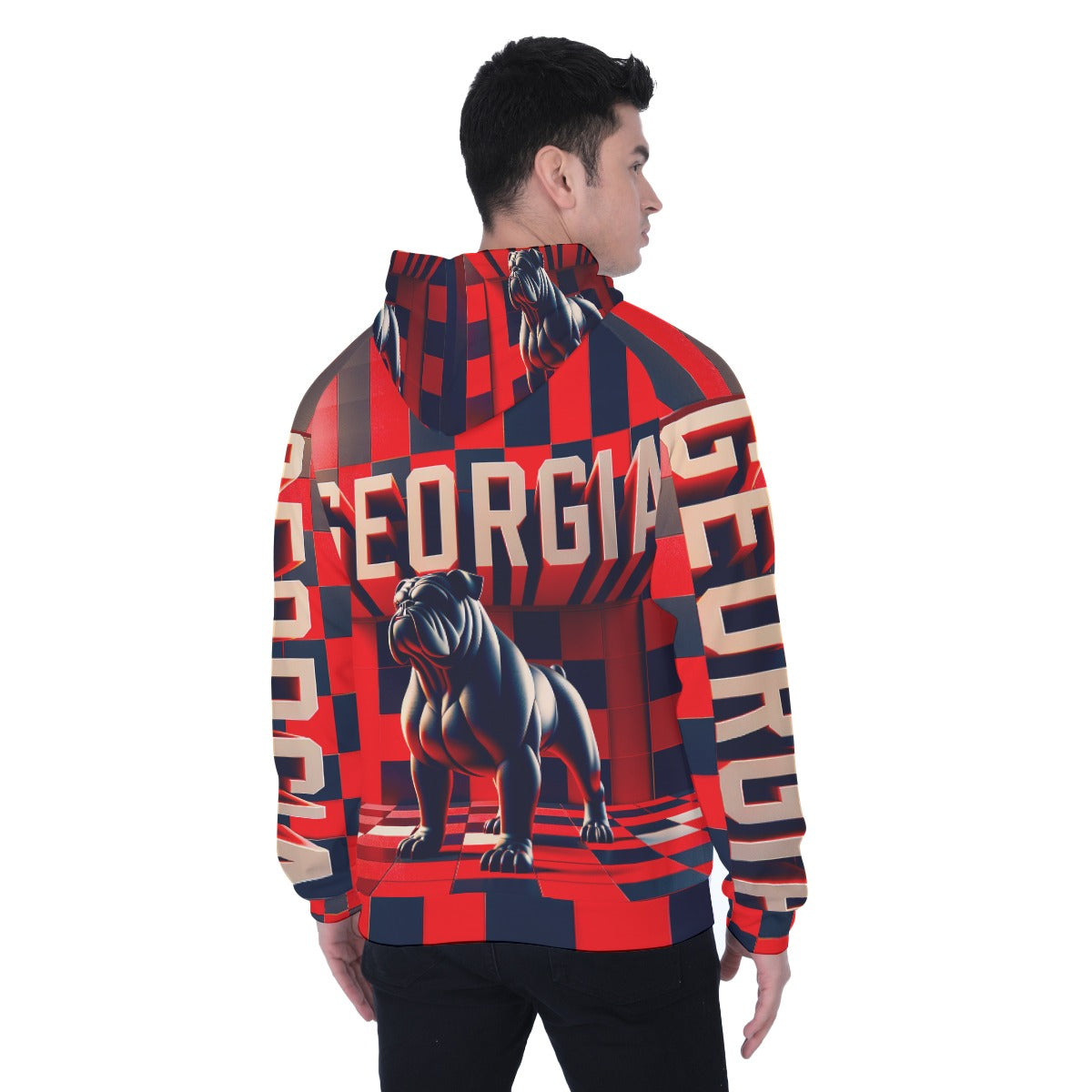 UGA Men's Heavy Fleece Hoodie