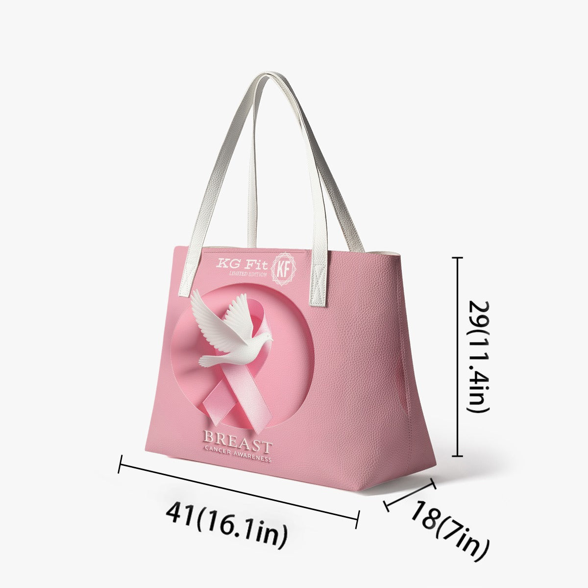 KG Fit Breast Cancer Tote Bag