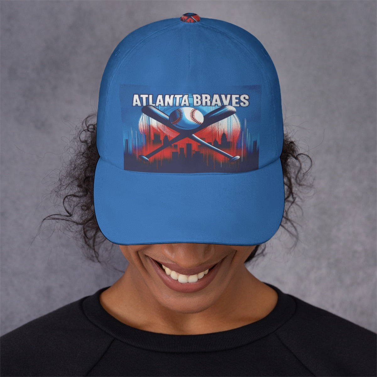 Atlanta Braves Peaked Cap with Box