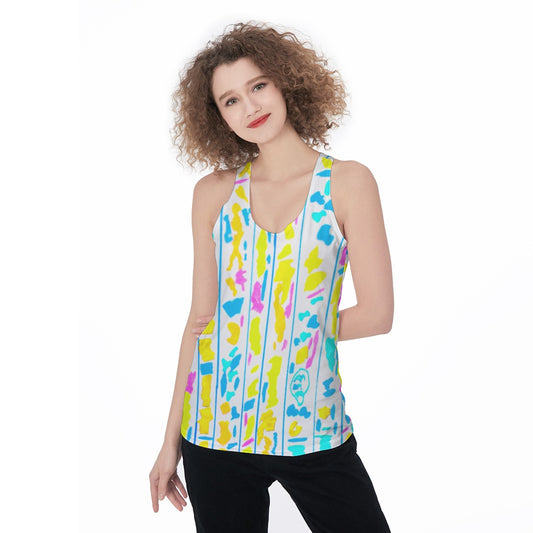 Folksy Racerback Tank Top