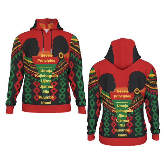 Kwanzaa Men's Thicken Pullover Hoodie