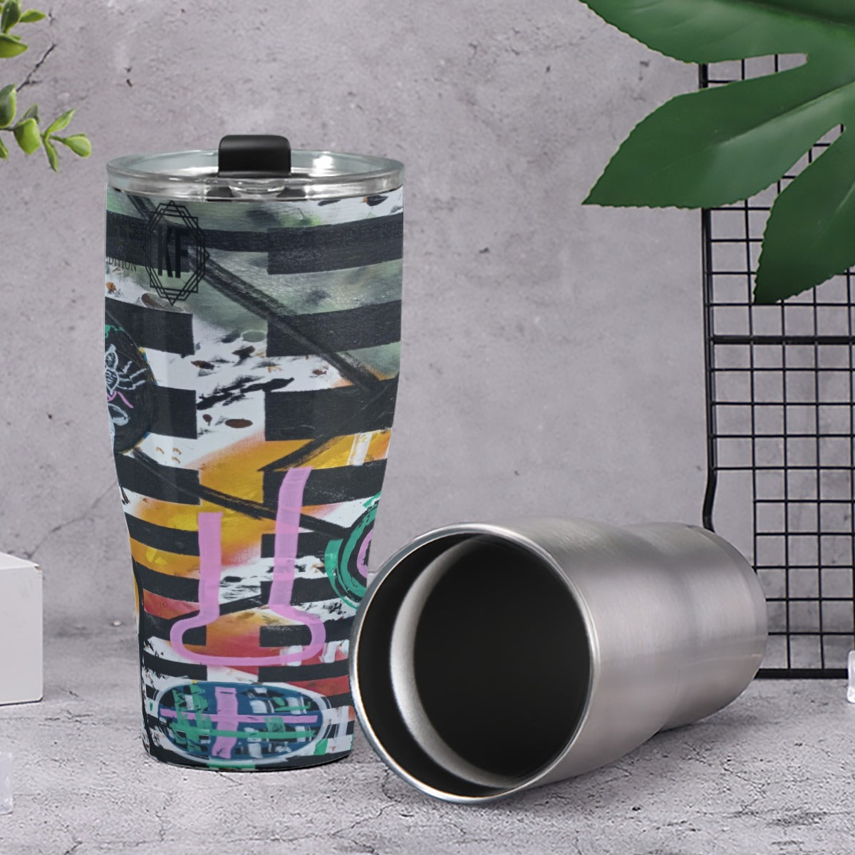 Social Media 2 Cone Tumbler 30oz