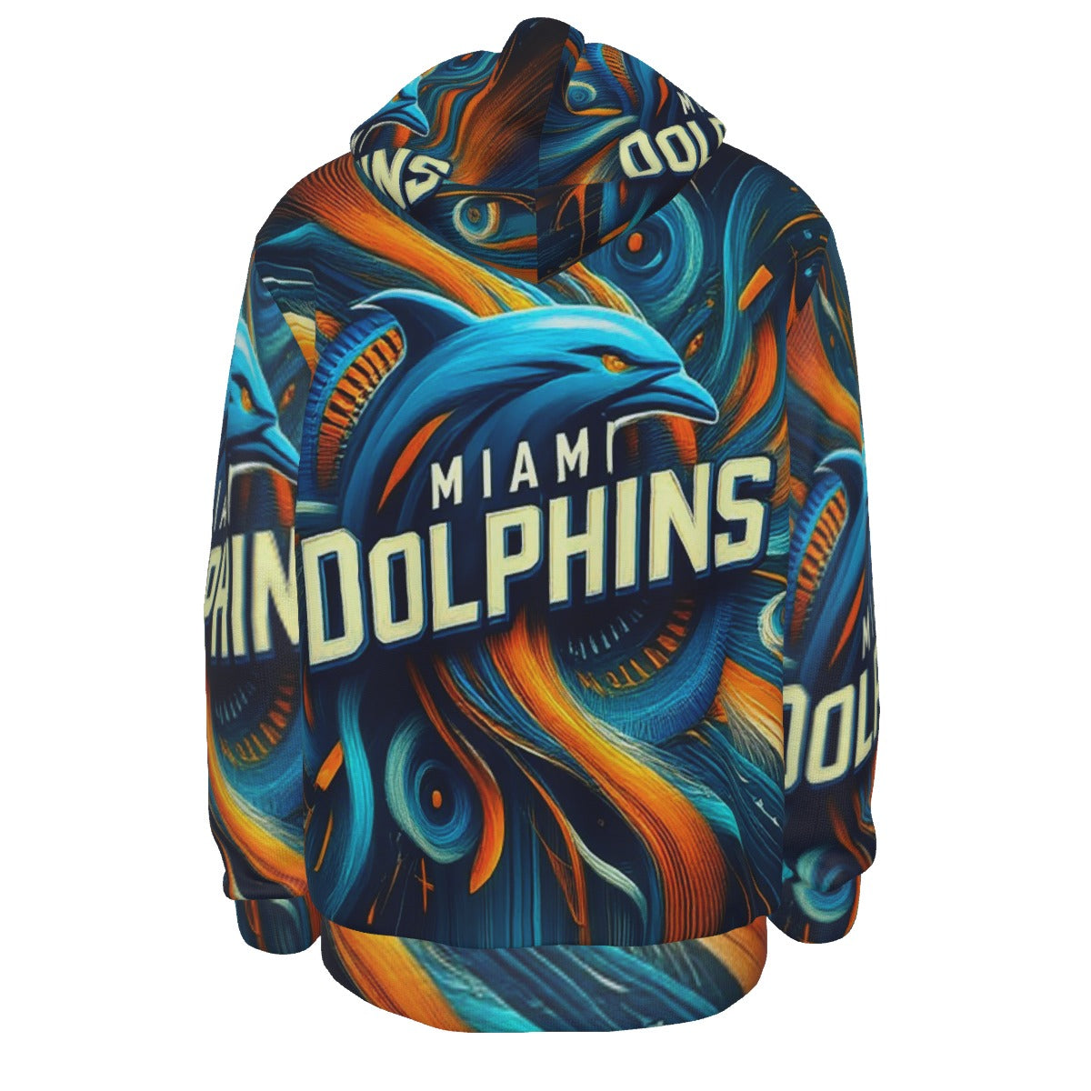 Miami Dolphins Men's Thicken Pullover Hoodie