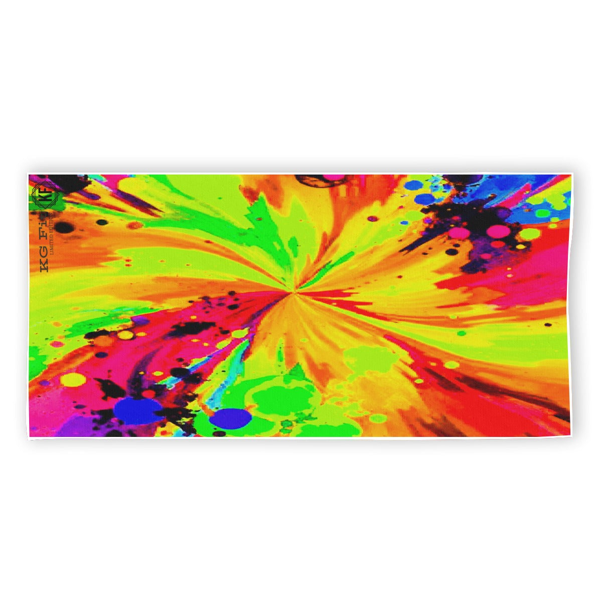Psychedelic Rectangular Beach Towel