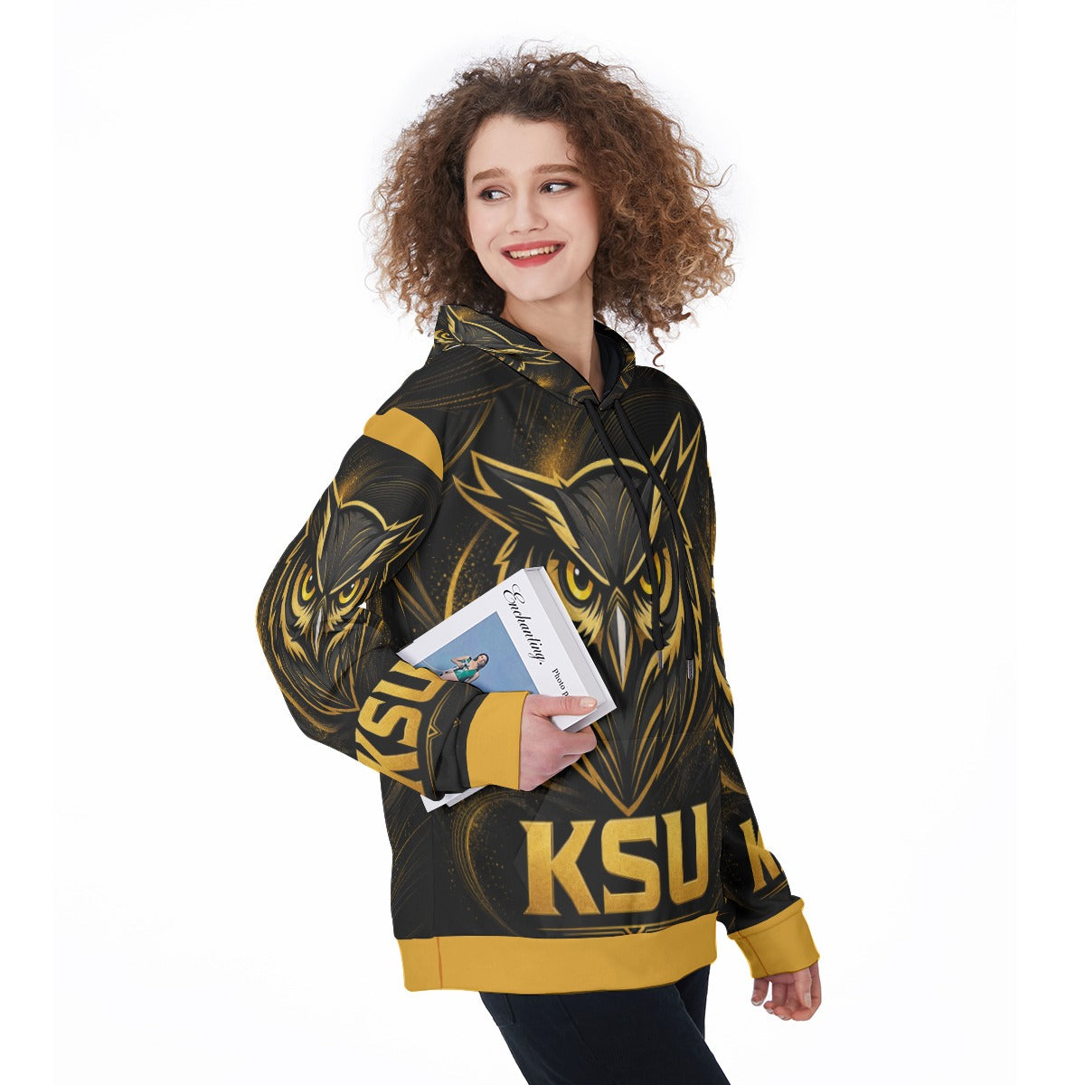 Kennesaw State Inspired Women's Heavy Fleece Hoodie