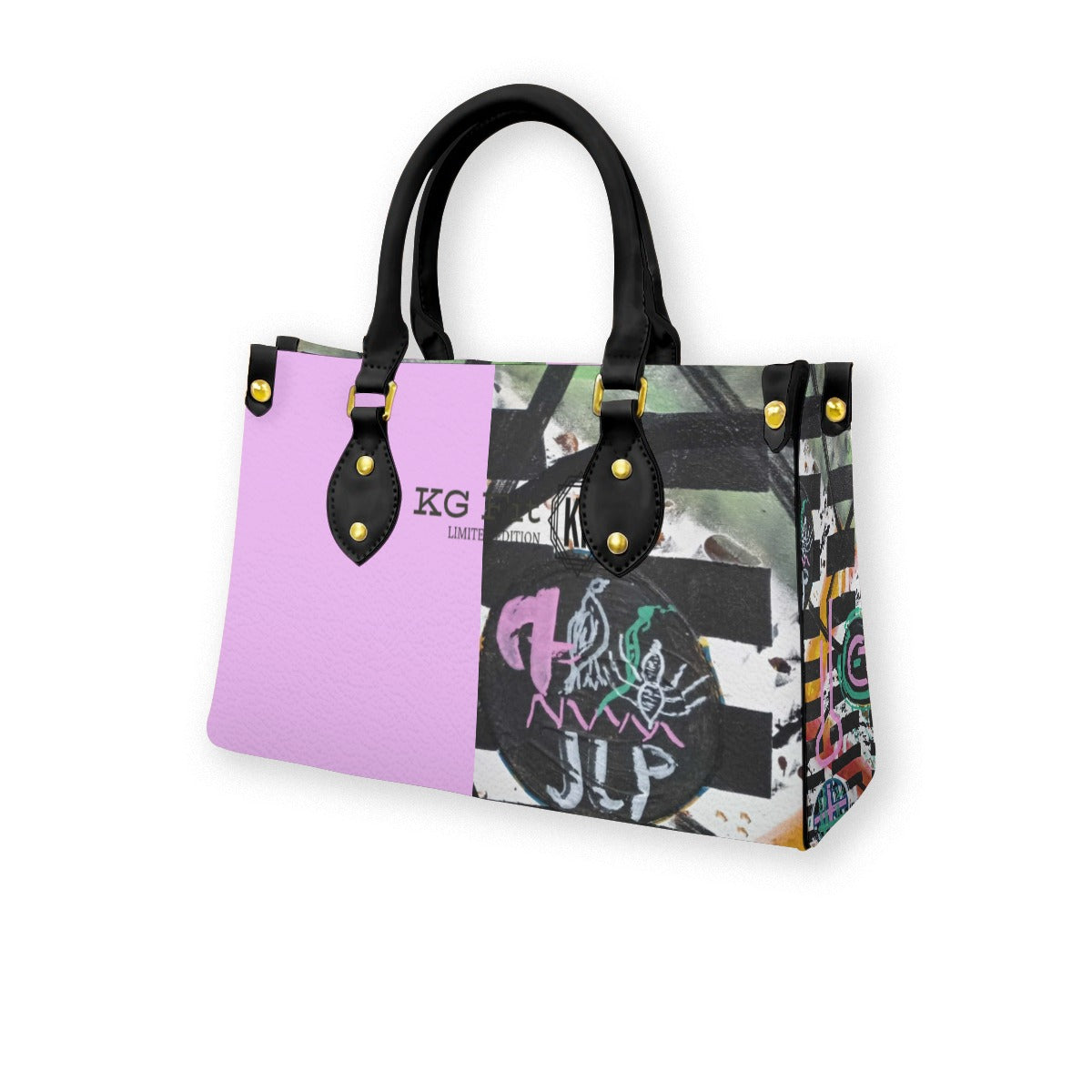 Social Media 2 Tote Bag With Black Handle