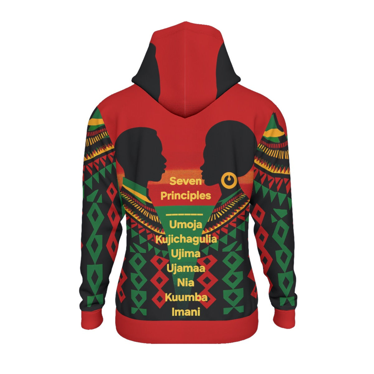 Kwanzaa Men's Thicken Pullover Hoodie