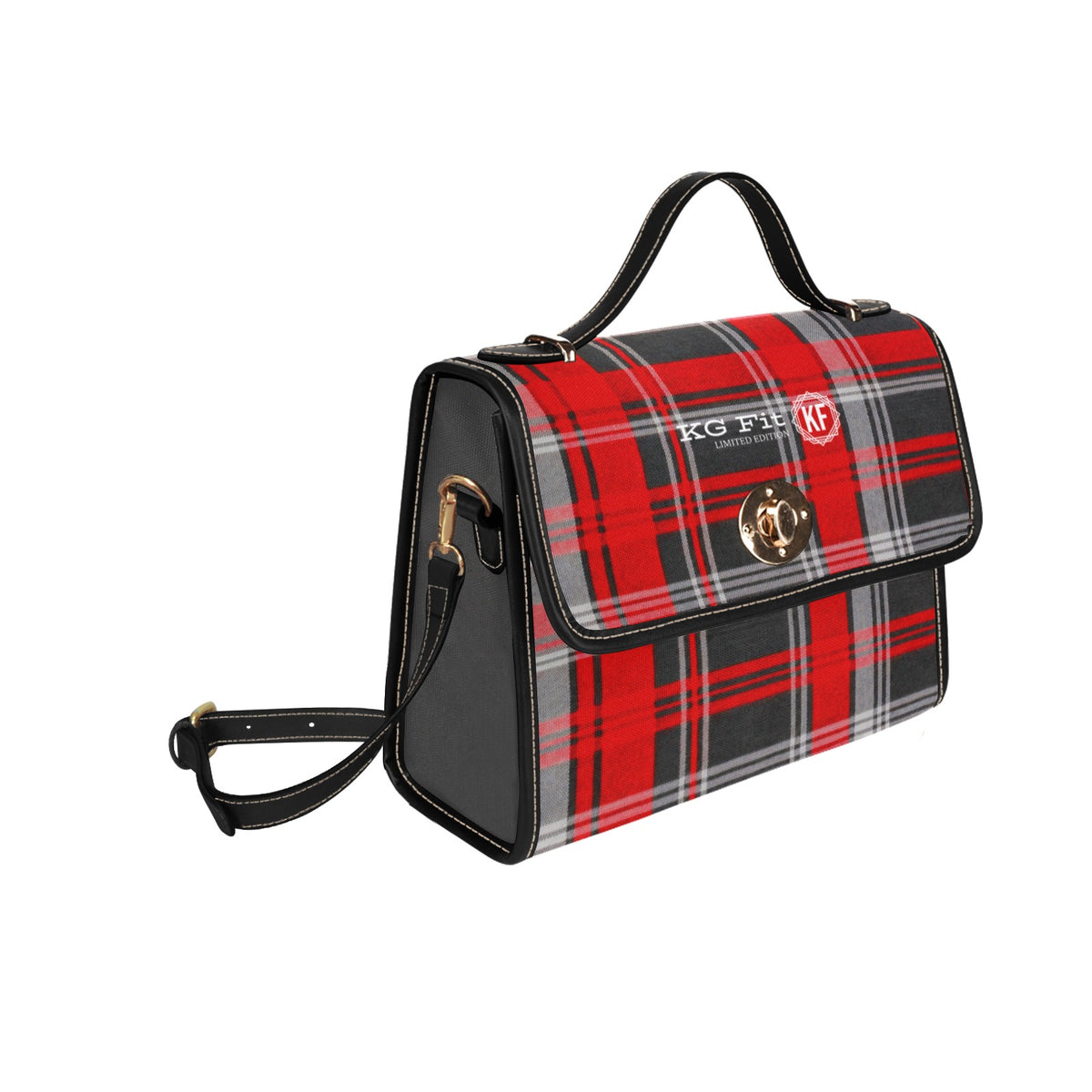 kg Plaid purse
