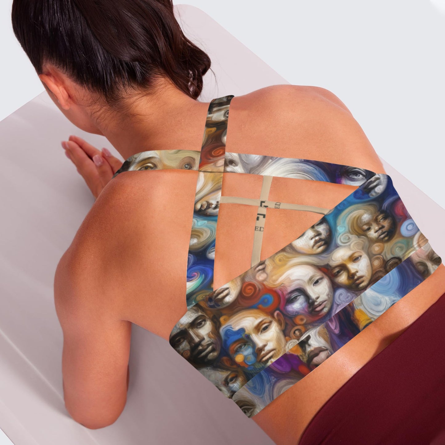 Faces Crisscross Back Sports Bra
