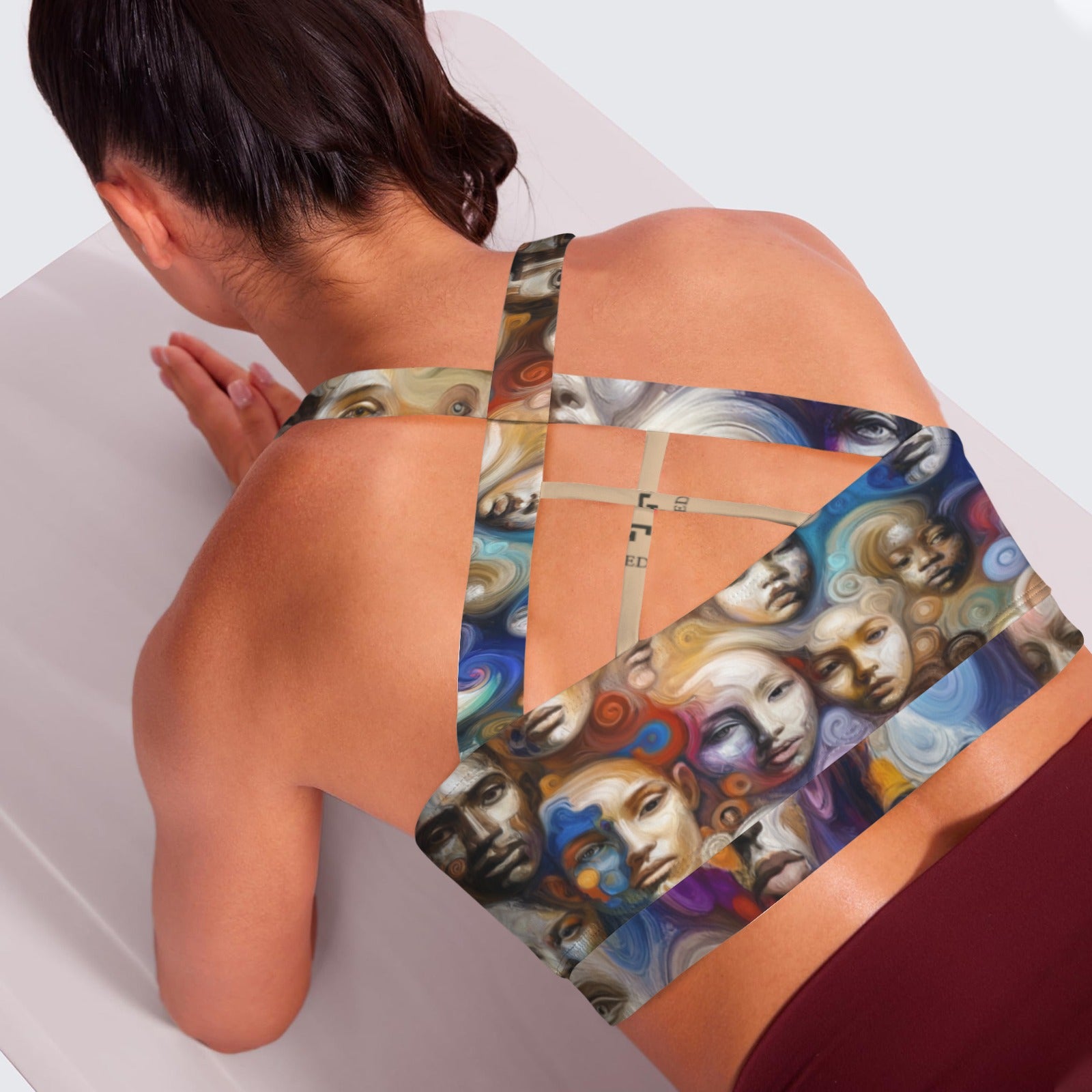 Faces Crisscross Back Sports Bra