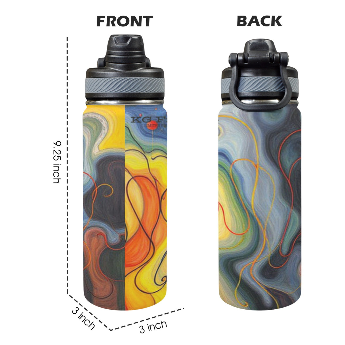 Squiggly 18 oz Tumbler