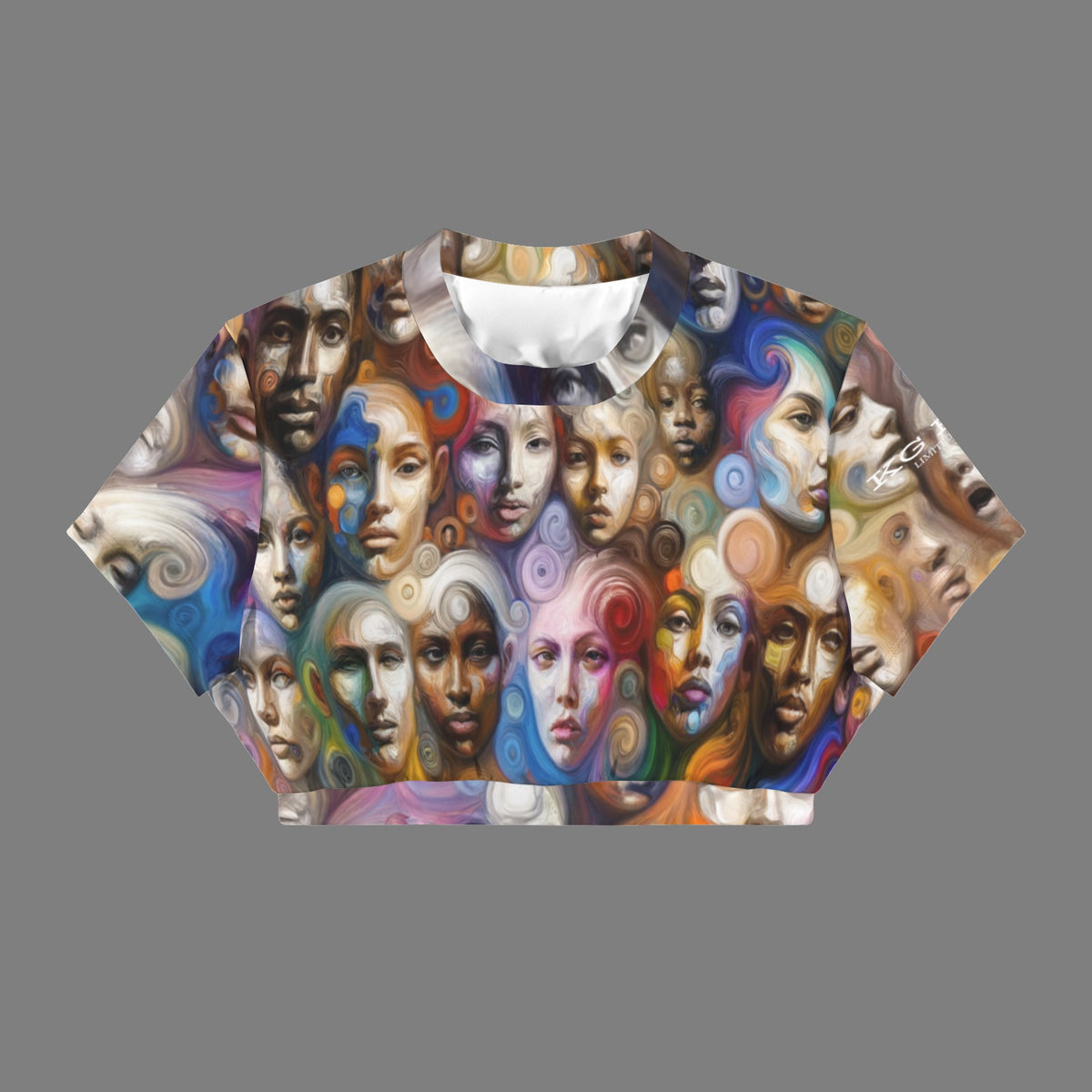 Faces Women's Cropped Open-Back Sport Top