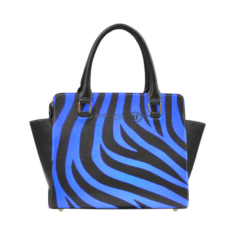Blue Zebra Purse