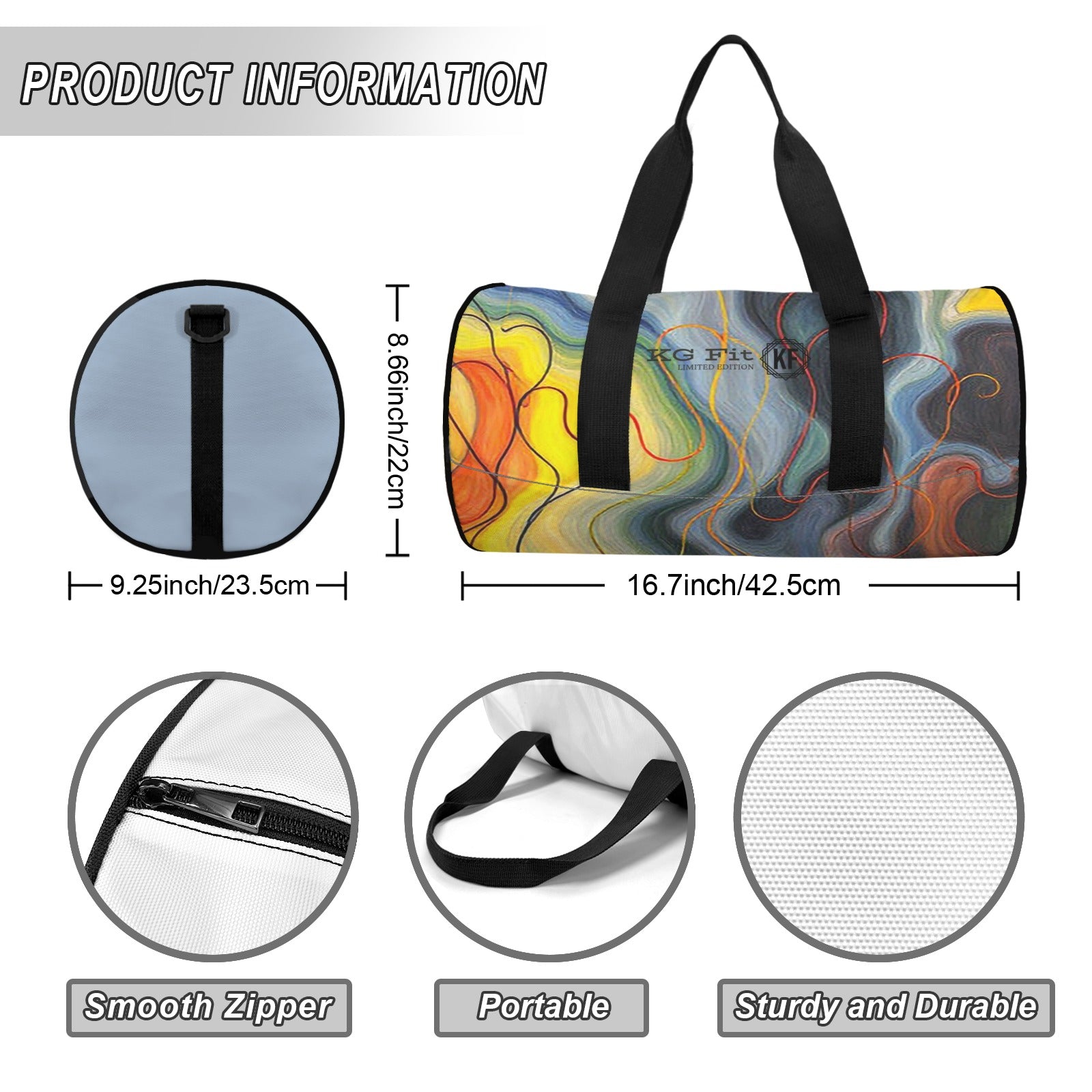 Squiggly Sport Duffle Bag
