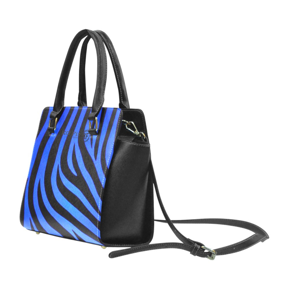 Blue Zebra Purse