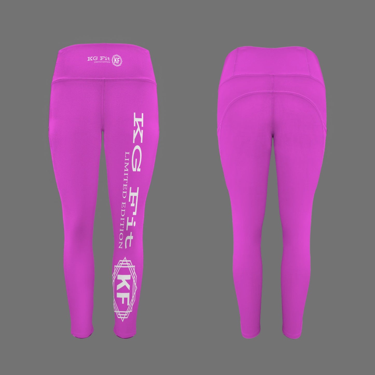 Sorbet Sunset High Waist Leggings with Side Pockets