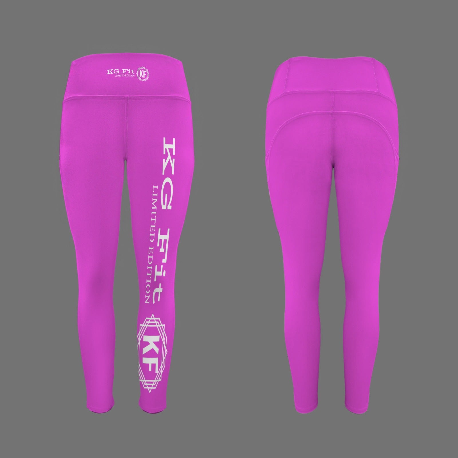 Sorbet Sunset High Waist Leggings with Side Pockets