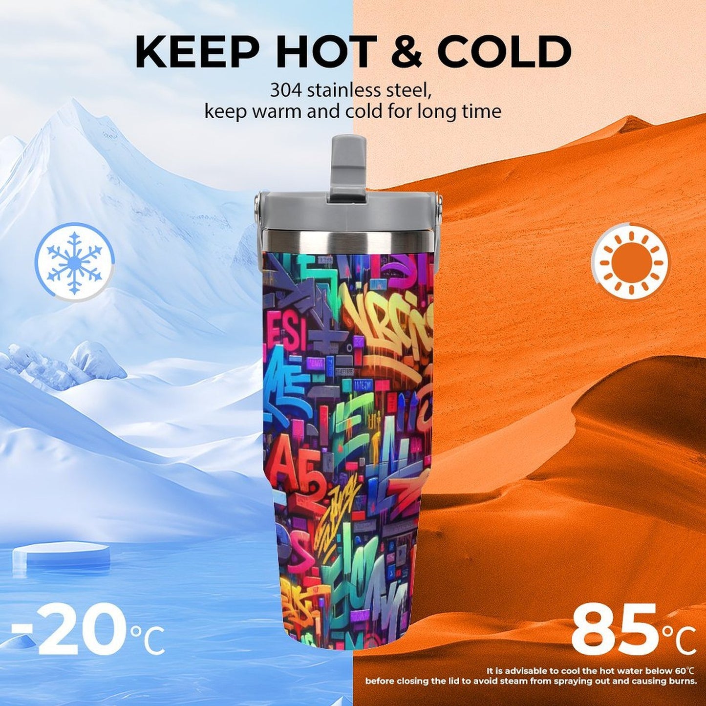 Custom 30OZ Large capacity car cup