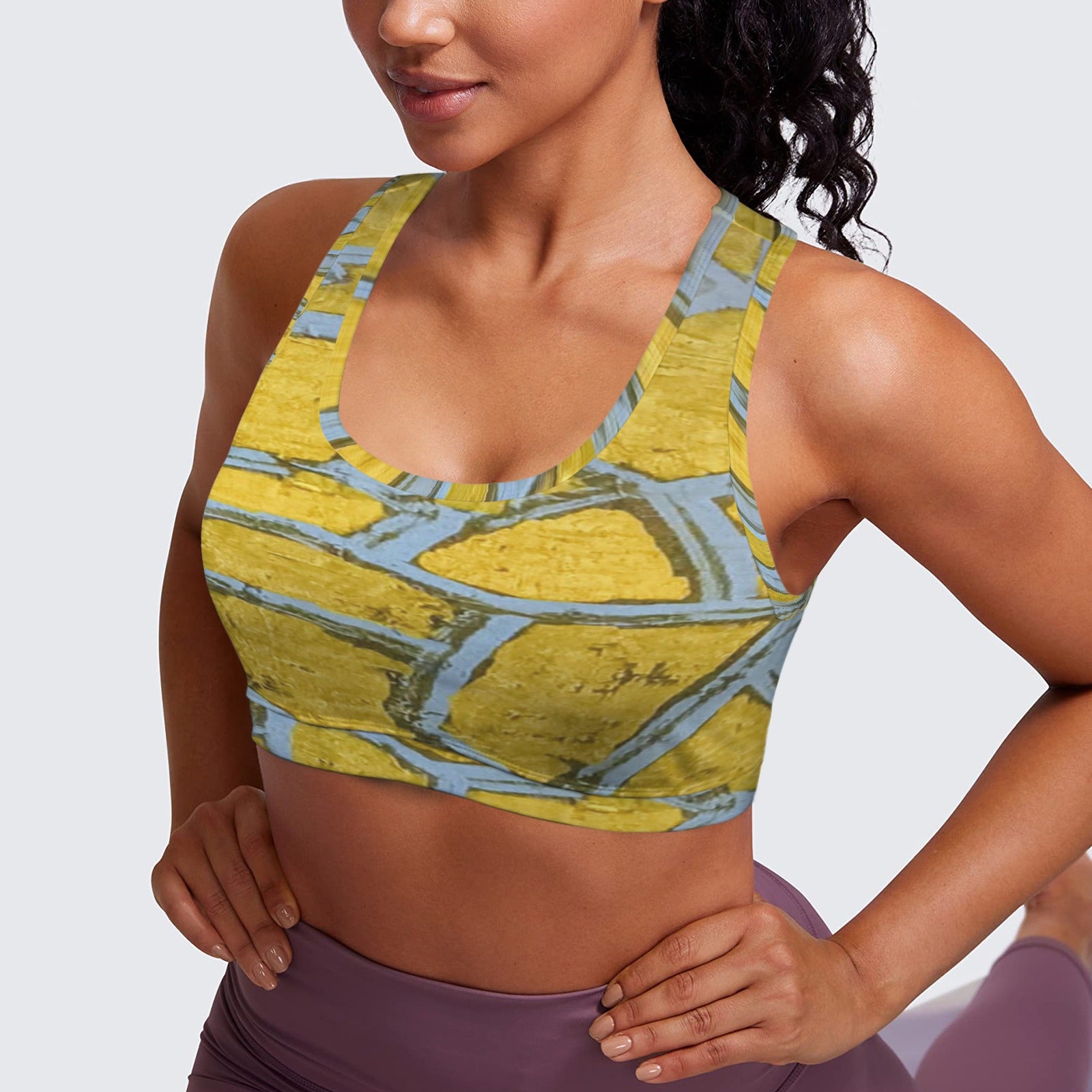 Earth Racer back Sports Bra