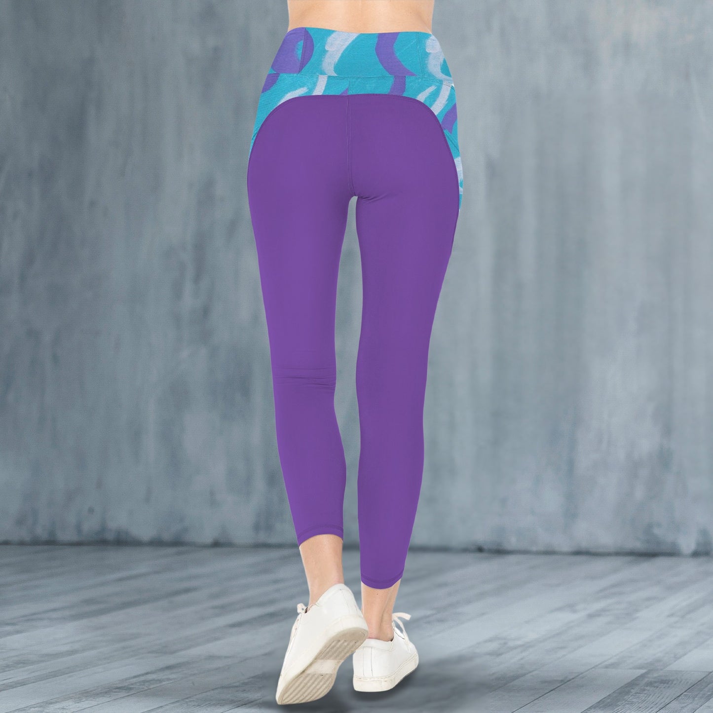 blue.purple leggings