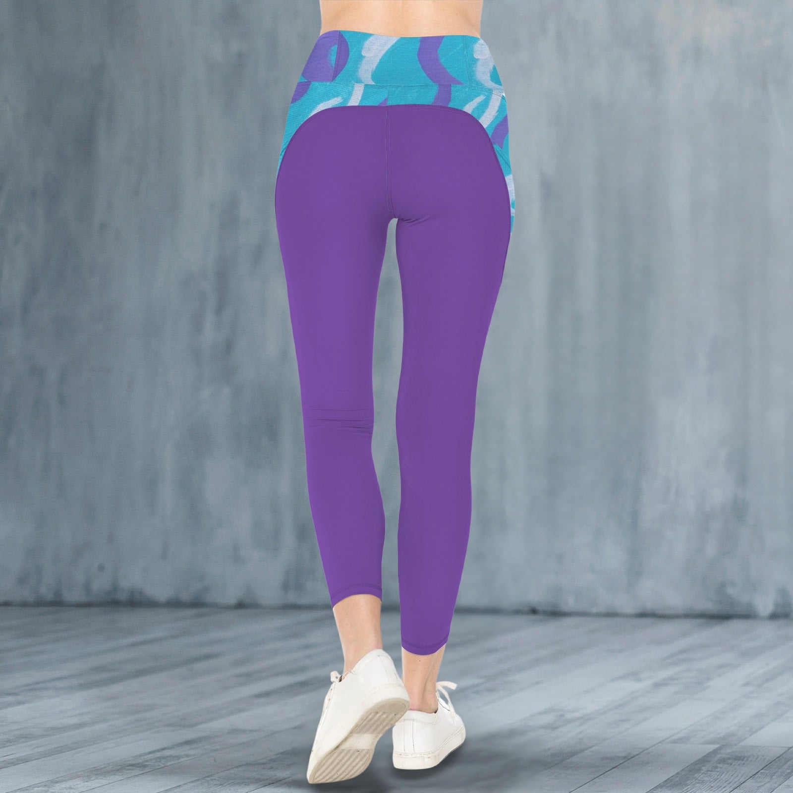 blue.purple leggings