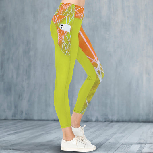 Hyped Hight Waist Leggings with Side Pockets