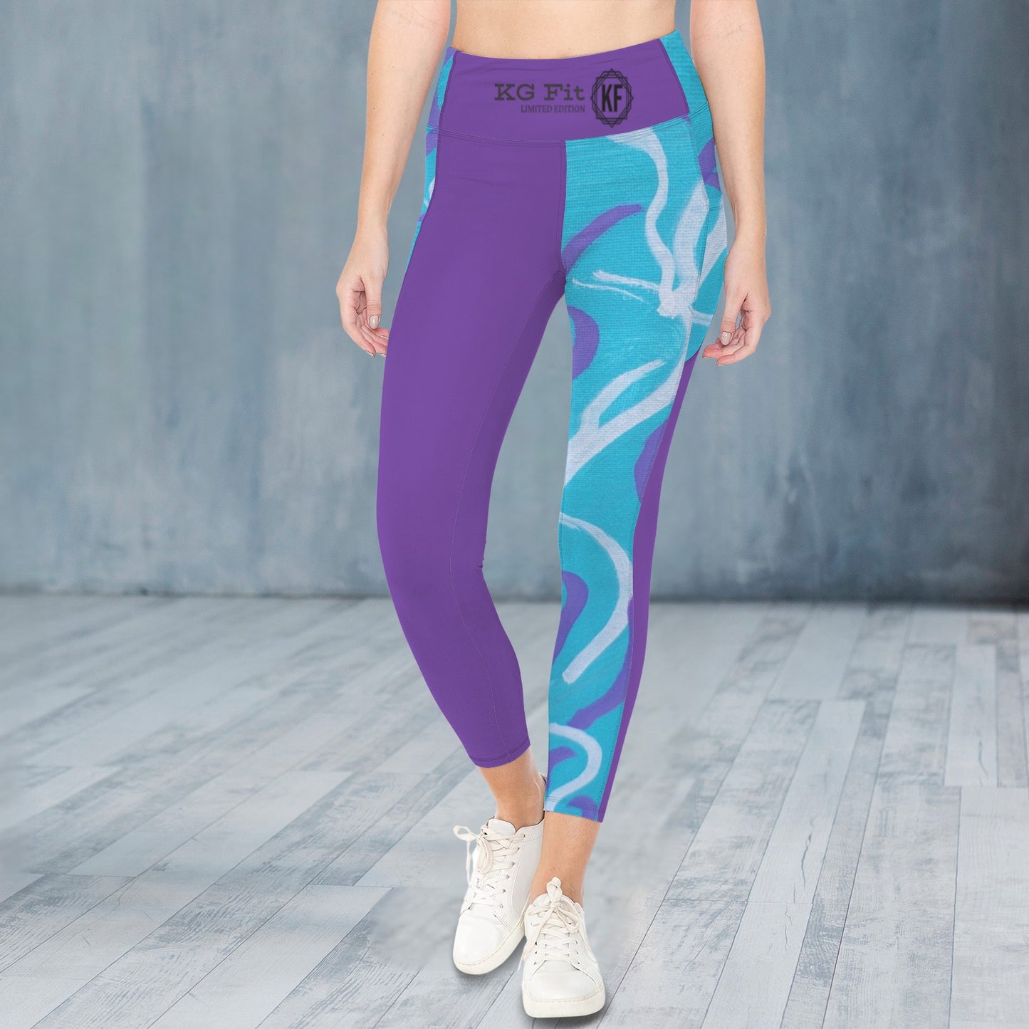 blue.purple leggings