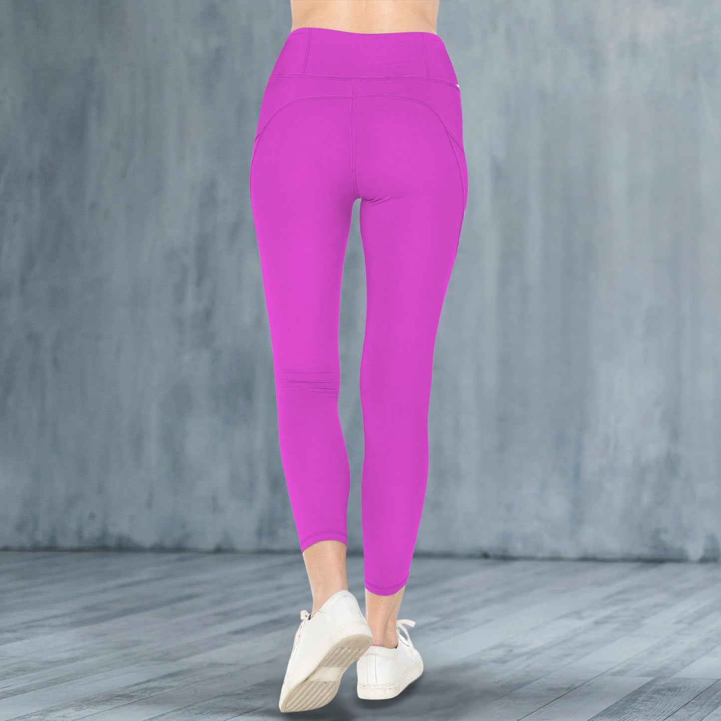 Sorbet Sunset High Waist Leggings with Side Pockets
